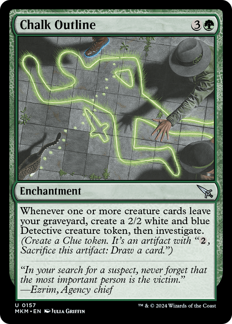 Chalk Outline (MKM-157) (Foil)