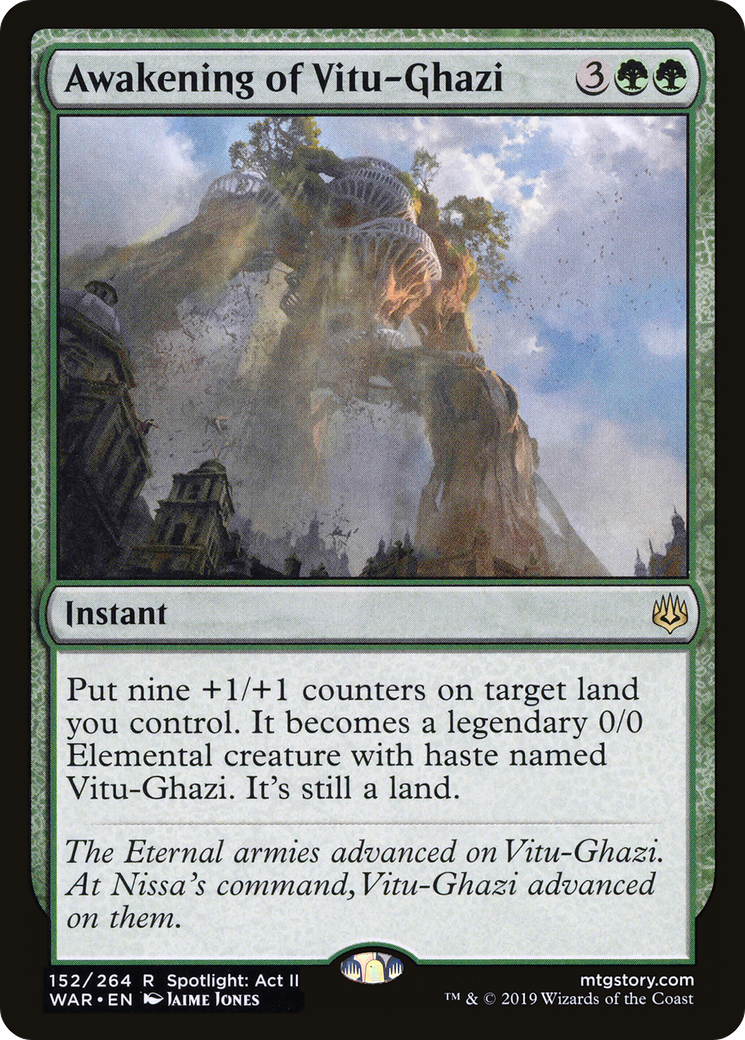 Awakening of Vitu-Ghazi (WAR-152) (Foil)