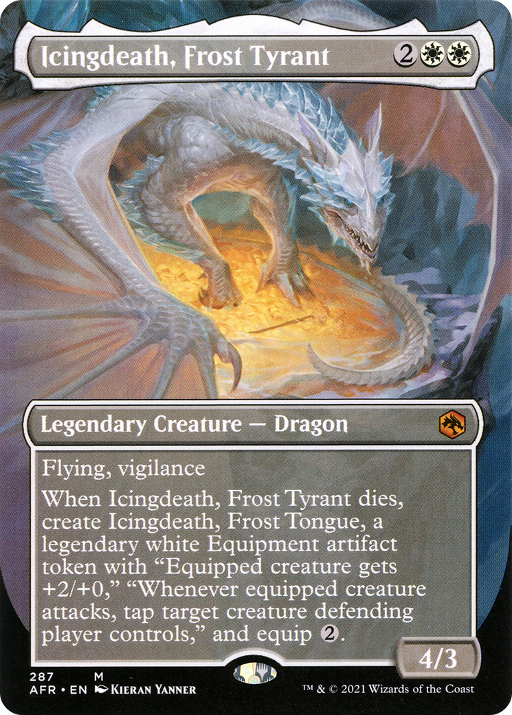 Icingdeath, Frost Tyrant (AFR-287) (Borderless) (Foil)