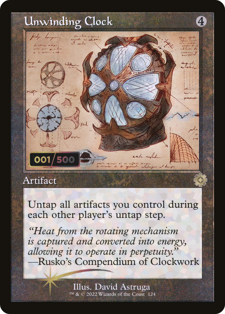 Unwinding Clock (BRR-124Z) (Foil) (Serialized)