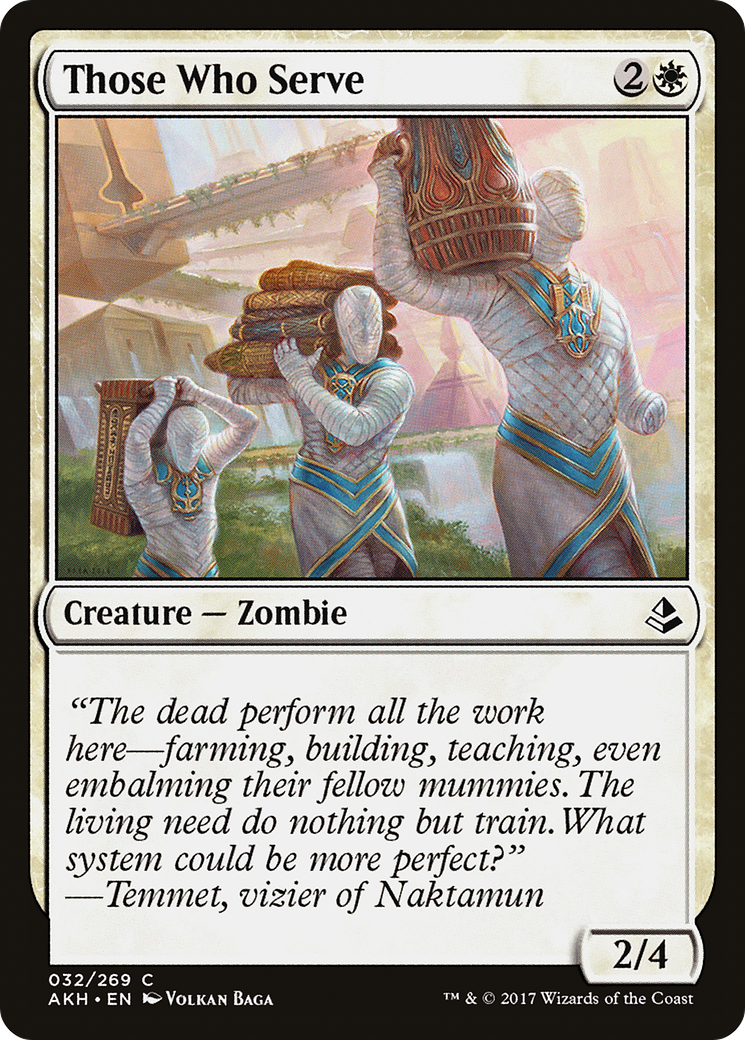 Those Who Serve (AKH-032) (Foil)