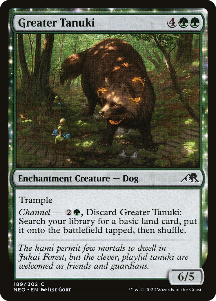 Greater Tanuki (NEO-189) (Foil)