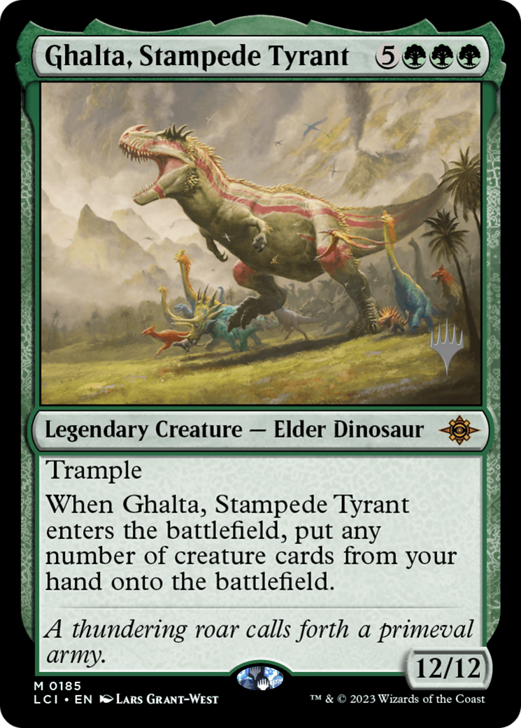 Ghalta, Stampede Tyrant (PPLCI-185P) (Foil)