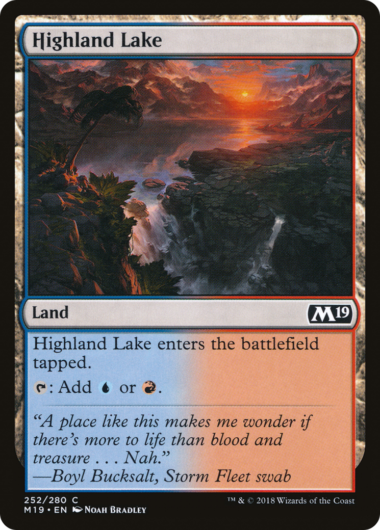 Highland Lake (M19-252) (Foil)
