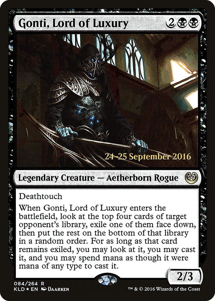 Gonti, Lord of Luxury (PRE-84S) (Foil)