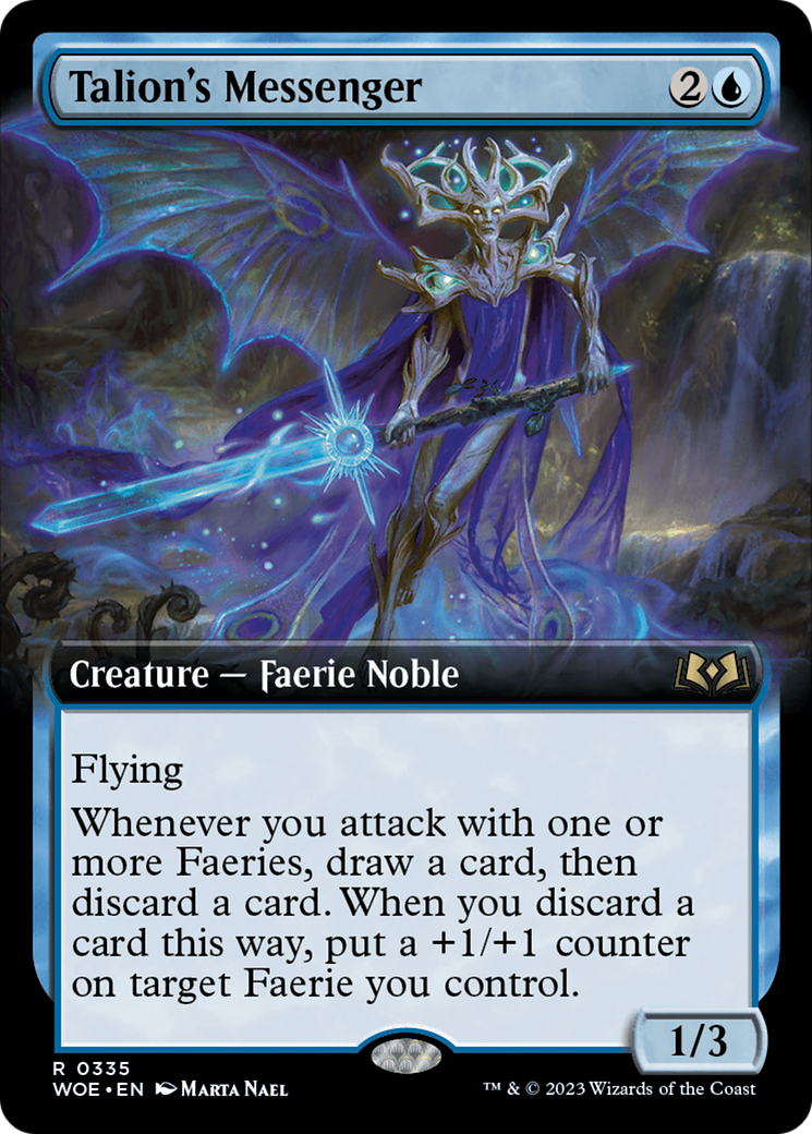 Talion's Messenger (WOE-335) (Extended Art) (Foil)