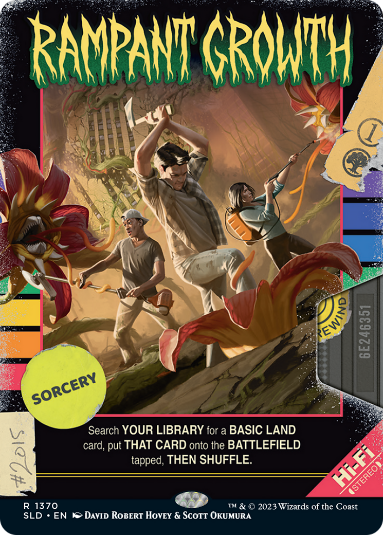 Rampant Growth (SLD-1370) (Full Art) (Borderless) (Foil)