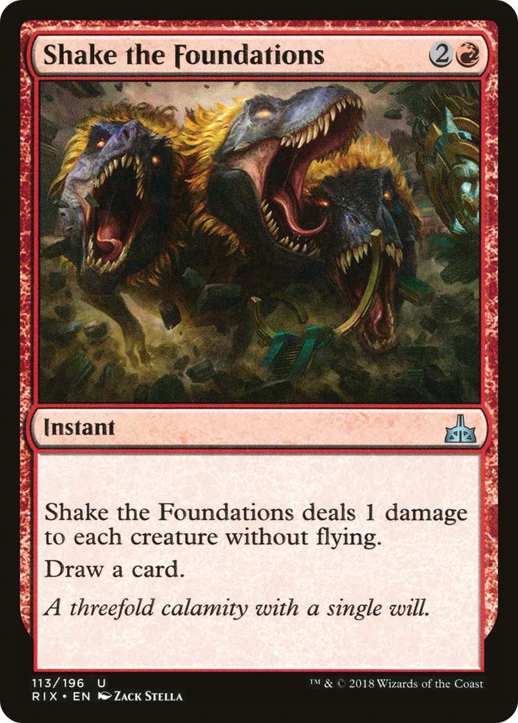 Shake the Foundations (RIX-113) (Foil)