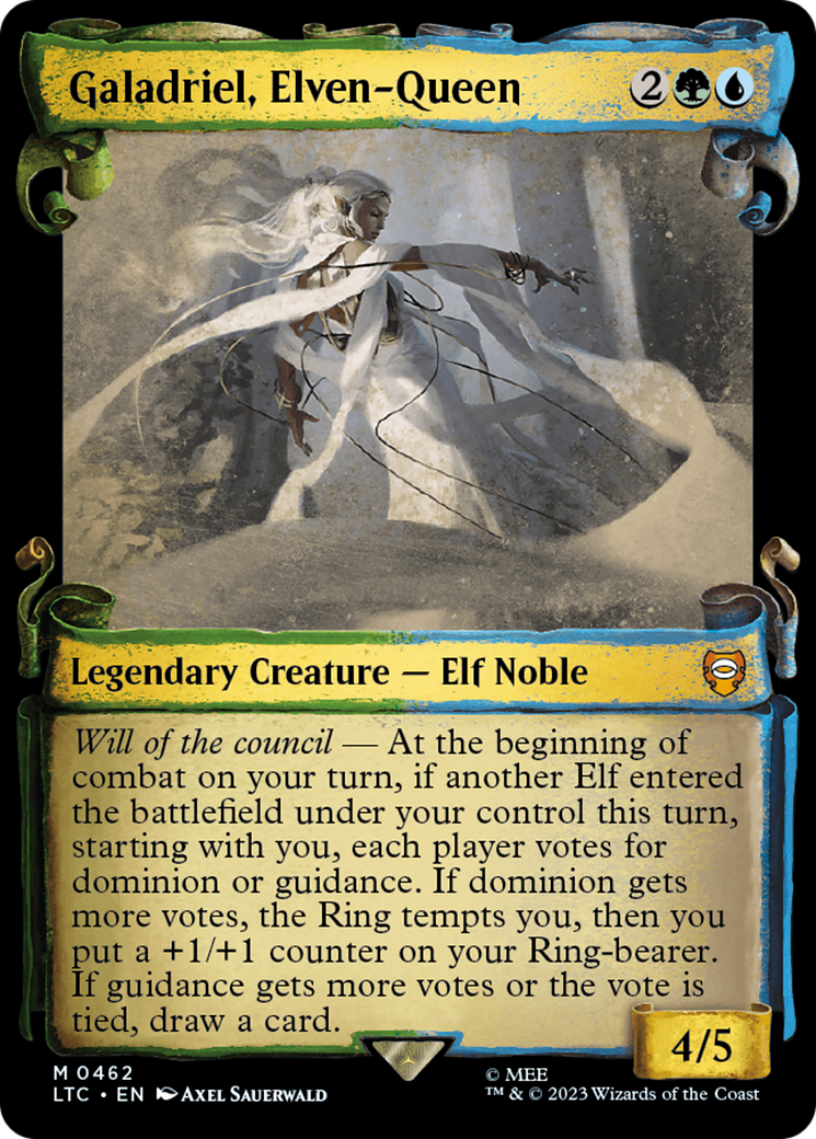 Galadriel, Elven-Queen (LTC-462) (Showcase) (Scroll) (Foil)