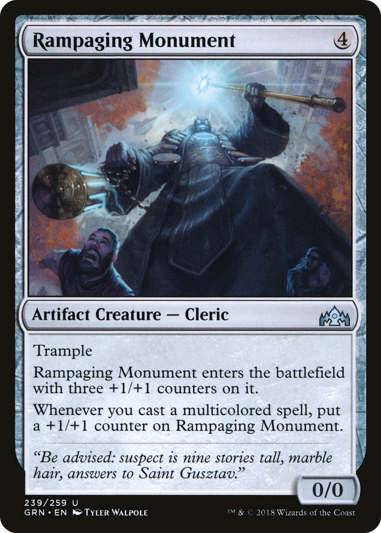 Rampaging Monument (GRN-239) (Foil)