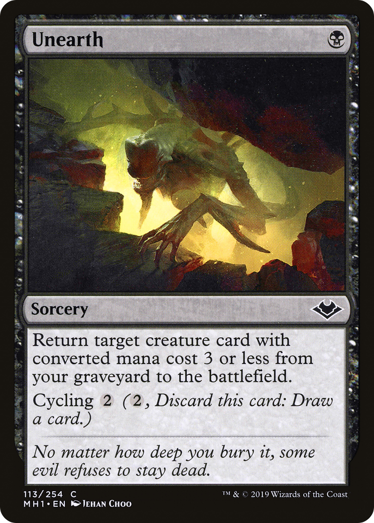 Unearth (MH1-113) (Foil)
