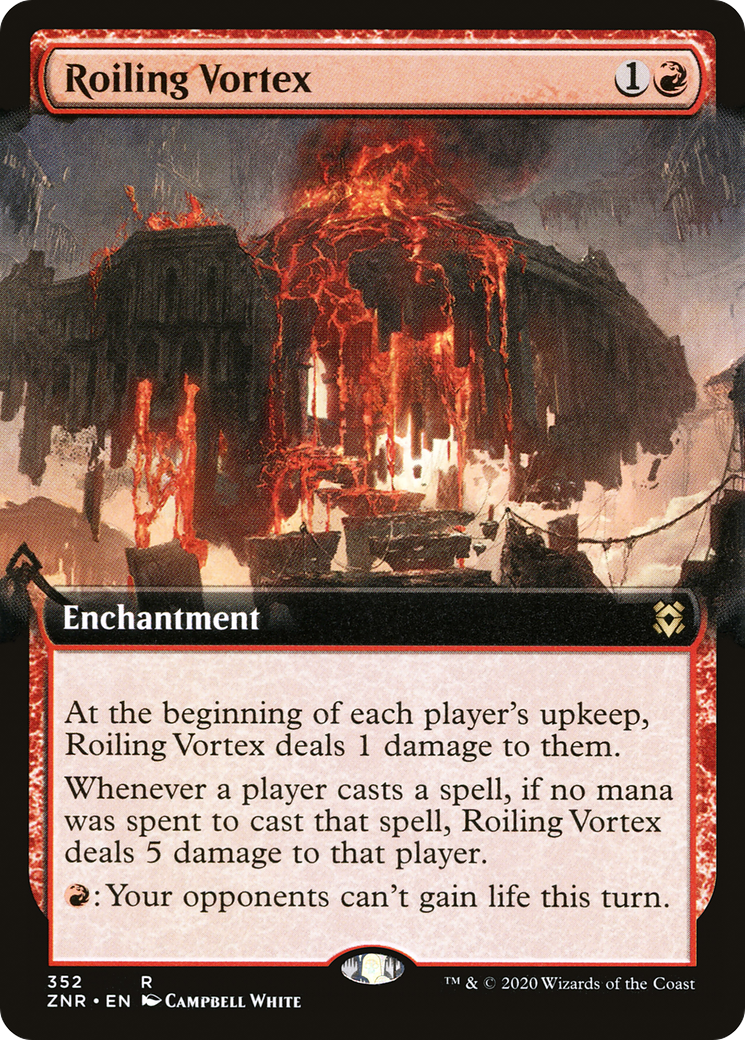 Roiling Vortex (ZNR-352) (Extended Art) (Foil)