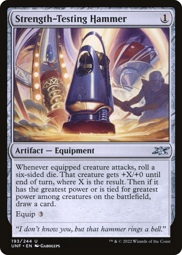 Strength-Testing Hammer (UNF-193)