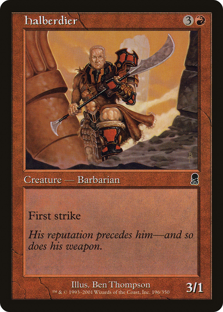 Halberdier (ODY-196) (Foil)