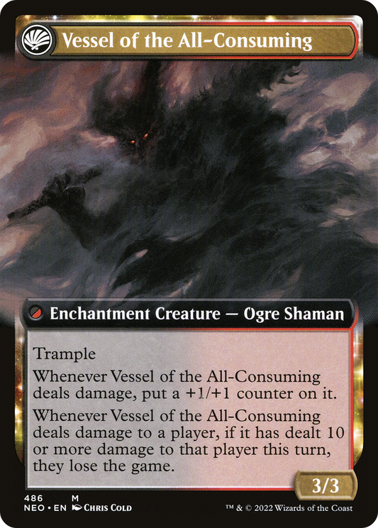 Hidetsugu Consumes All // Vessel of the All-Consuming (NEO-486) (Extended Art) (Foil)