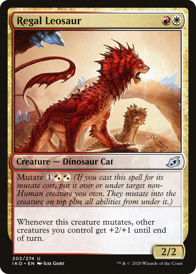 Regal Leosaur (IKO-202) (Foil)