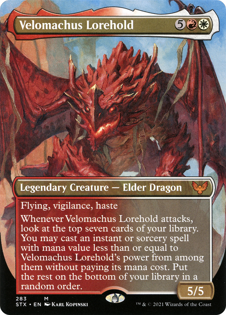 Velomachus Lorehold (STX-283) (Borderless) (Foil)