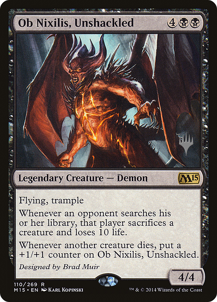 Ob Nixilis, Unshackled (PPZNR-110P) (Foil)