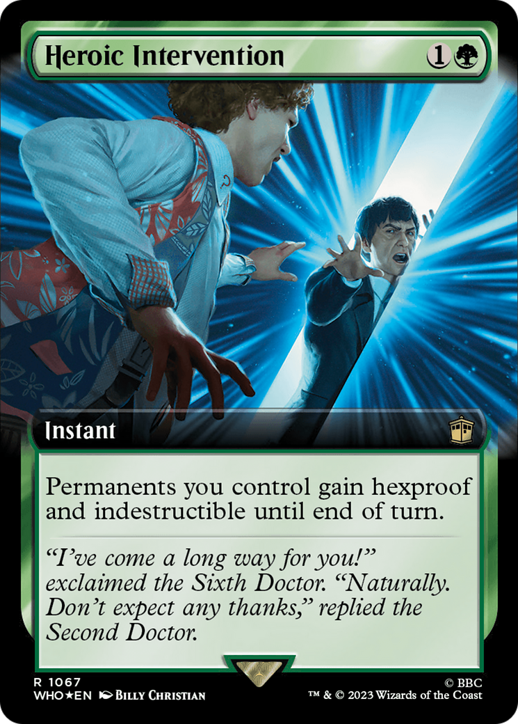 Heroic Intervention (WHO-1067) (Extended Art) (Surge Foil)