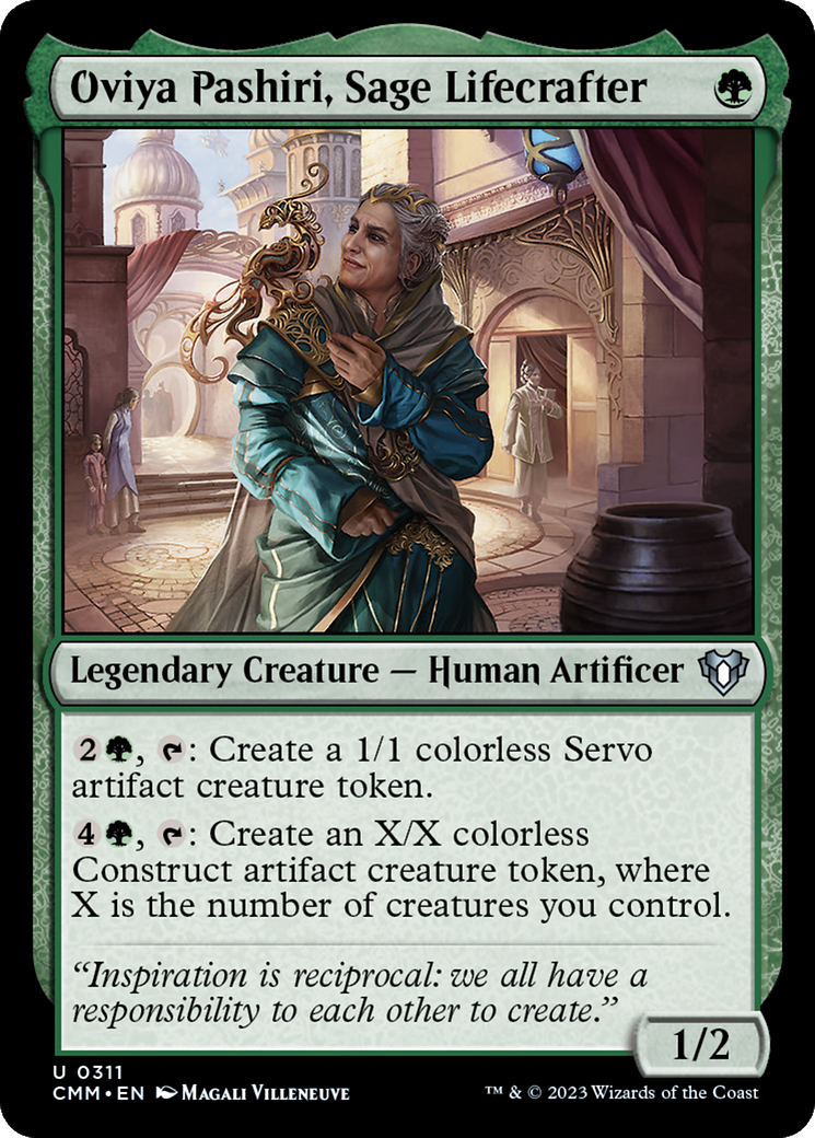 Oviya Pashiri, Sage Lifecrafter (CMM-311) (Foil)