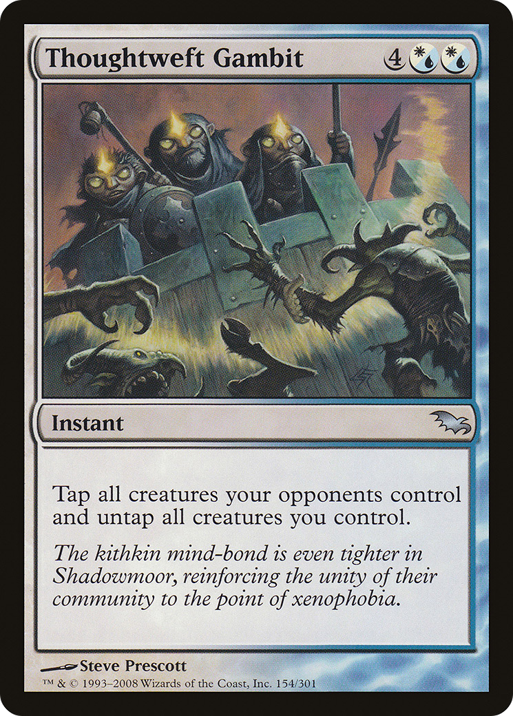 Thoughtweft Gambit (SHM-154) (Foil)