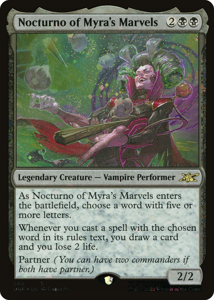 Nocturno of Myra's Marvels (UNF-368) (Galaxy Foil)