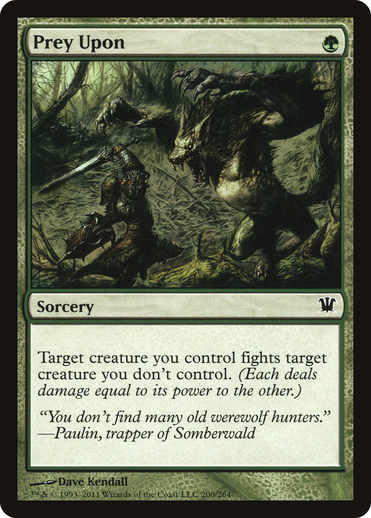 Prey Upon (ISD-200) (Foil)