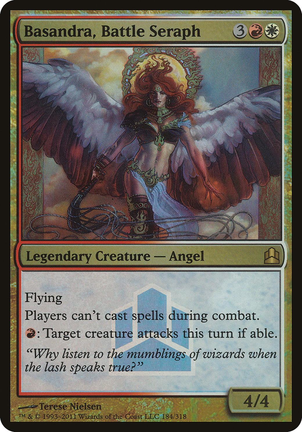 Basandra, Battle Seraph (OVER-184) (Foil)