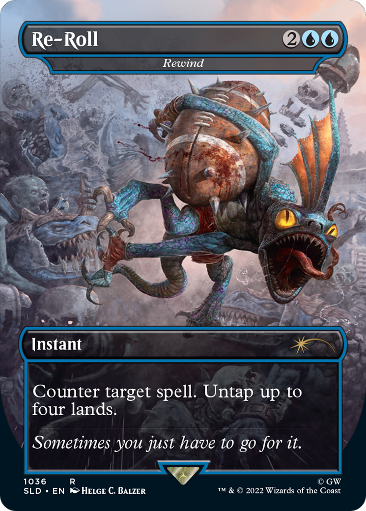Re-Roll / Rewind (SLD-1036) (Borderless) (Foil)