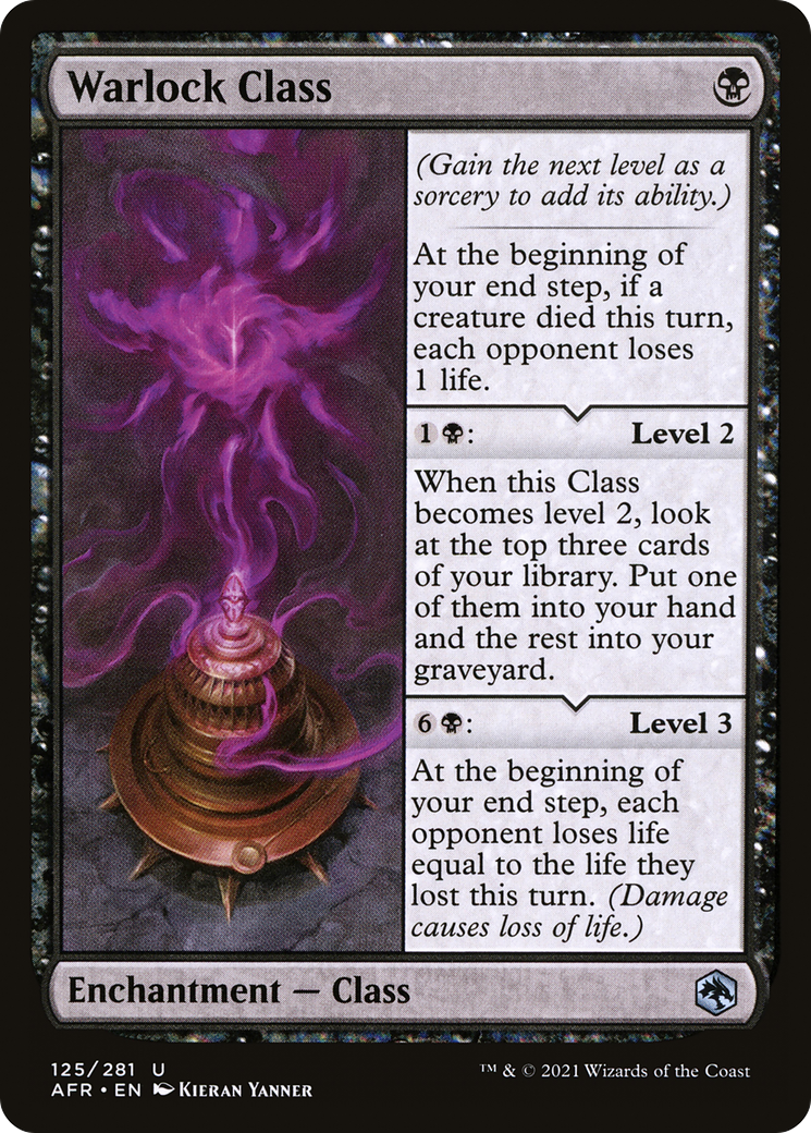 Warlock Class (AFR-125)