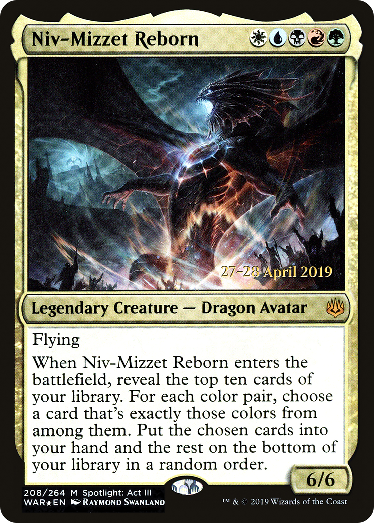 Niv-Mizzet Reborn (PRE-208S) (Foil)