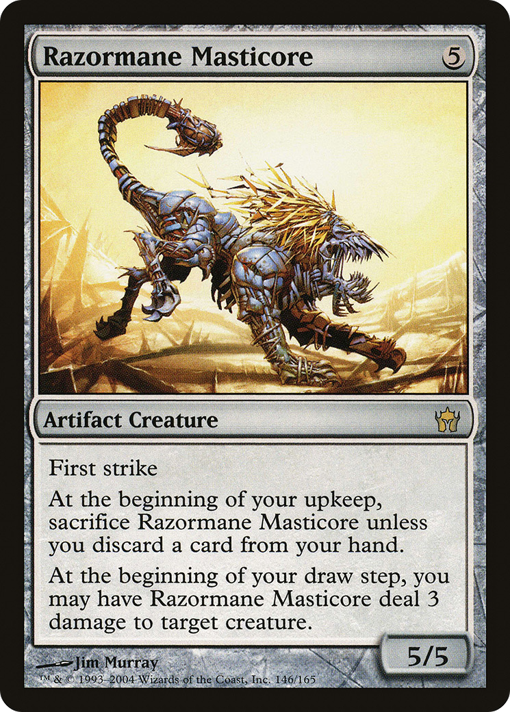 Razormane Masticore (5DN-146) (Foil)