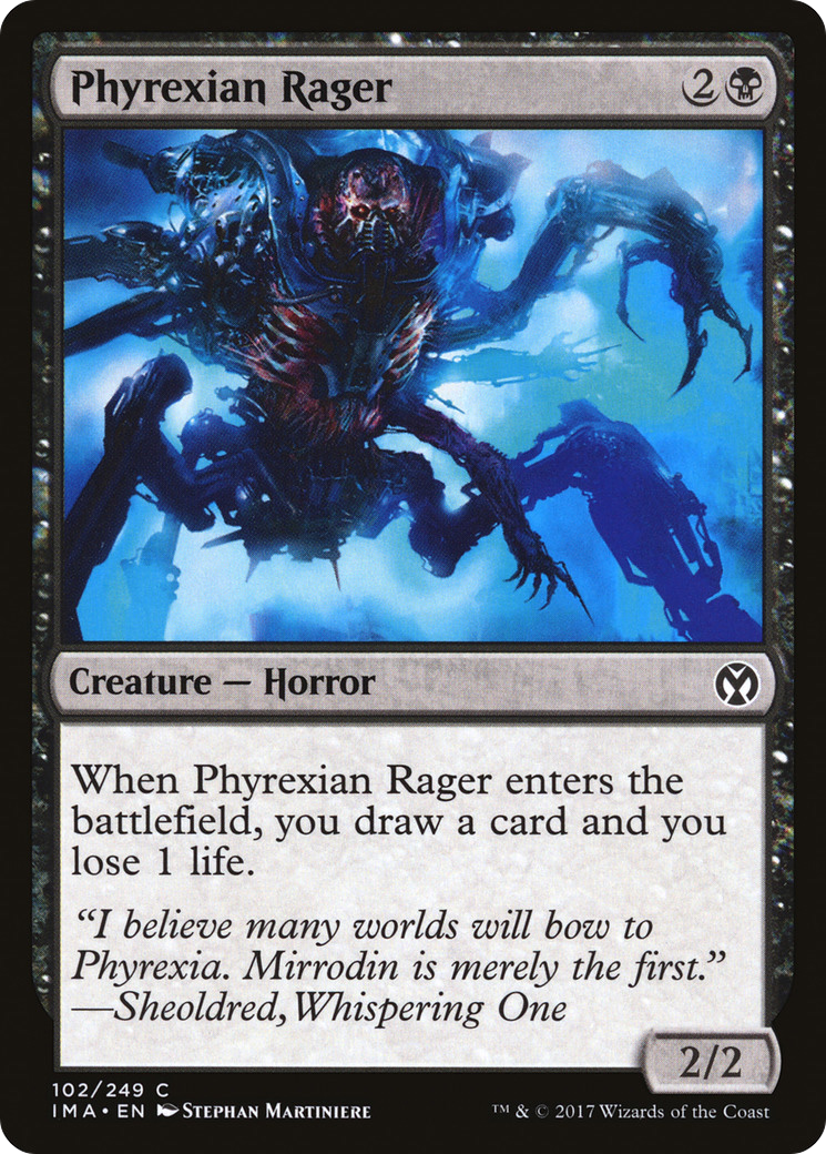 Phyrexian Rager (IMA-102) (Foil)