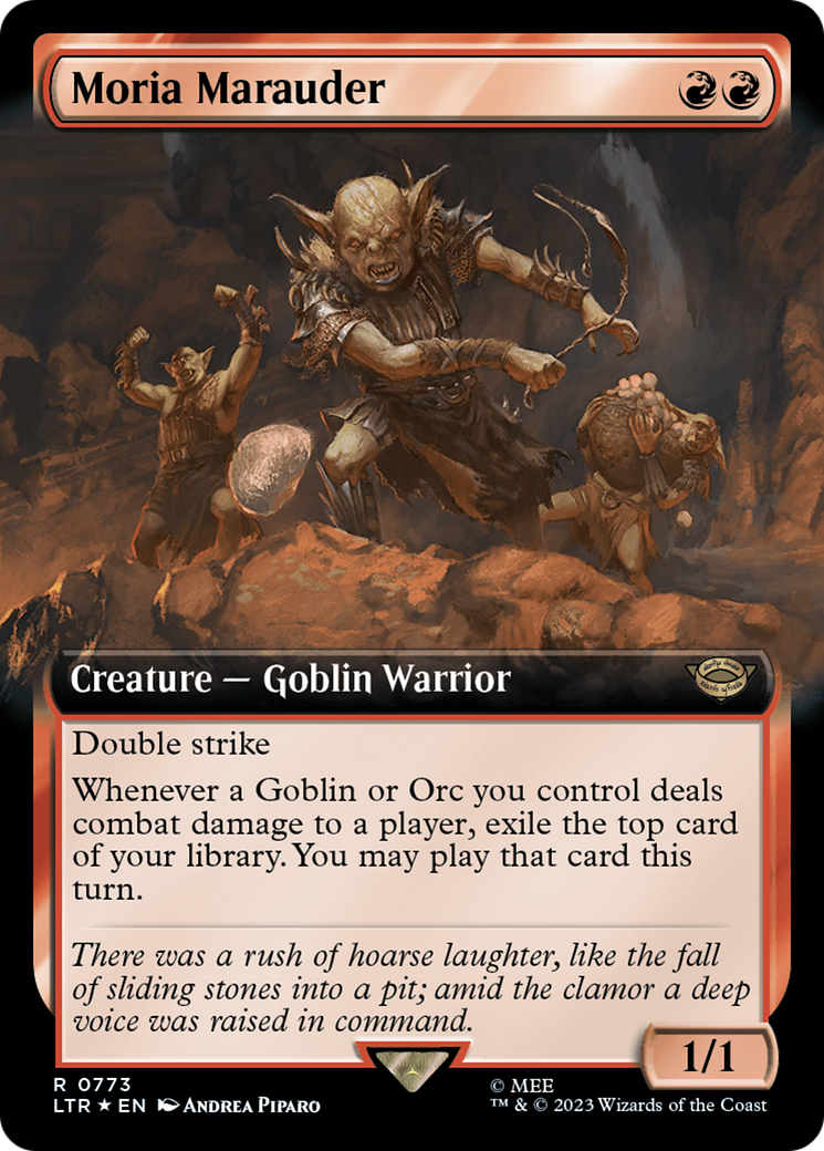 Moria Marauder (LTR-773) (Extended Art) (Surge Foil)