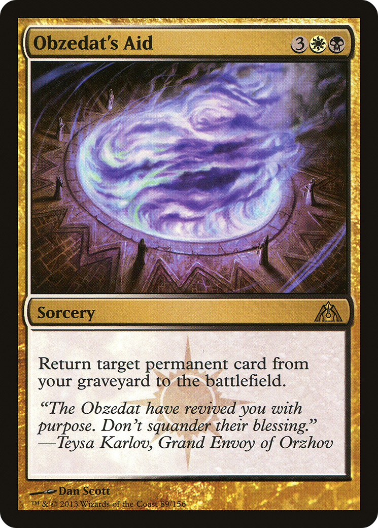Obzedat's Aid (DGM-089)
