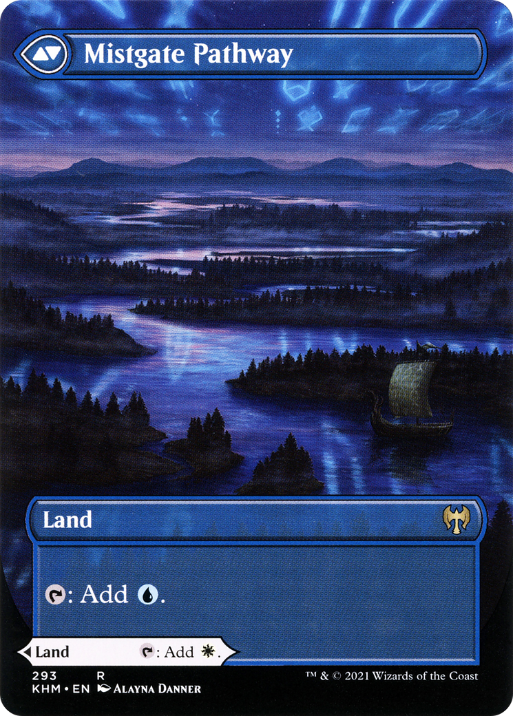Hengegate Pathway // Mistgate Pathway (KHM-293) (Showcase) (Borderless) (Foil)