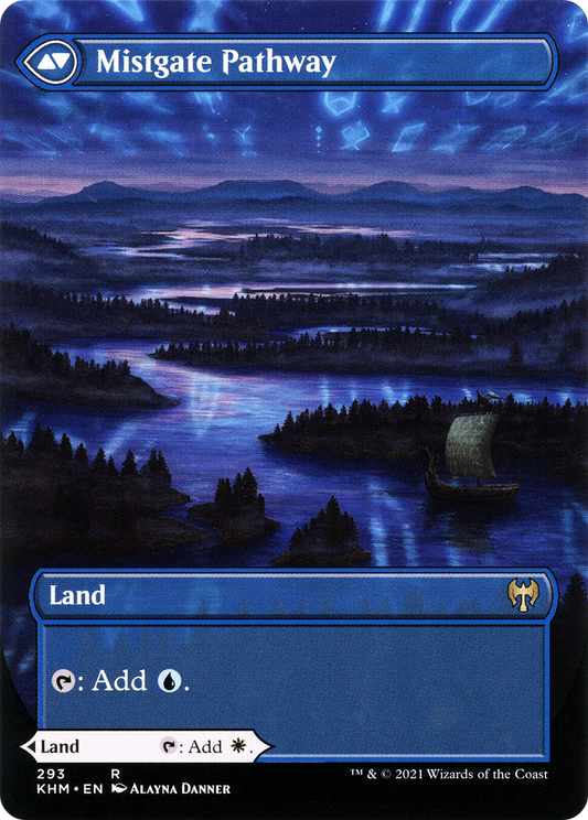Hengegate Pathway // Mistgate Pathway (KHM-293) (Showcase) (Borderless) (Foil)