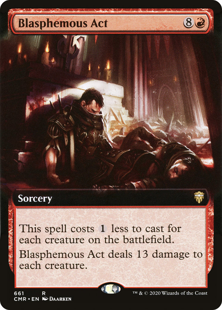 Blasphemous Act (CMR-661) (Extended Art) (Foil)