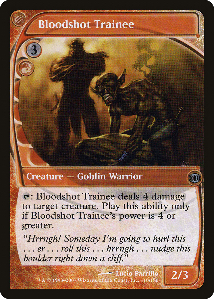Bloodshot Trainee (FUT-110) (Foil)