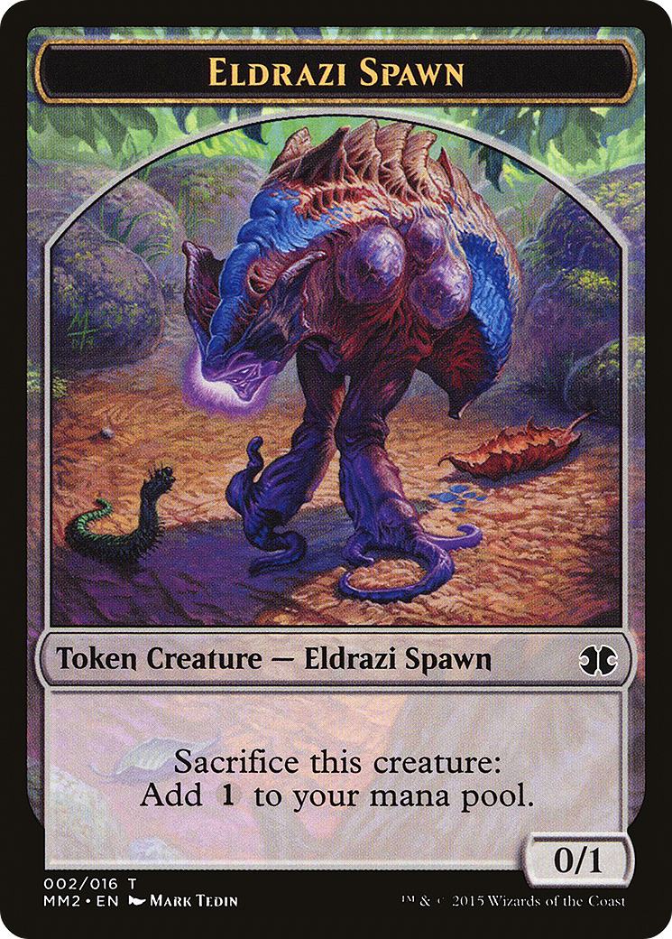 Eldrazi Spawn Token (MM2-002)