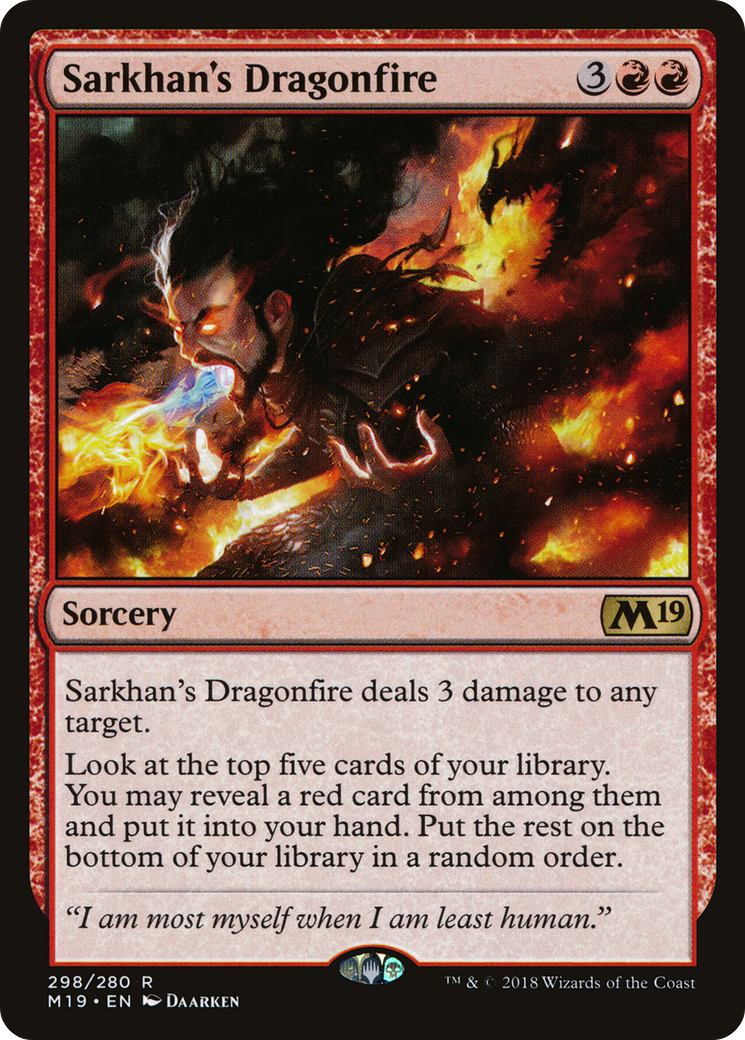 Sarkhan's Dragonfire (M19-298)