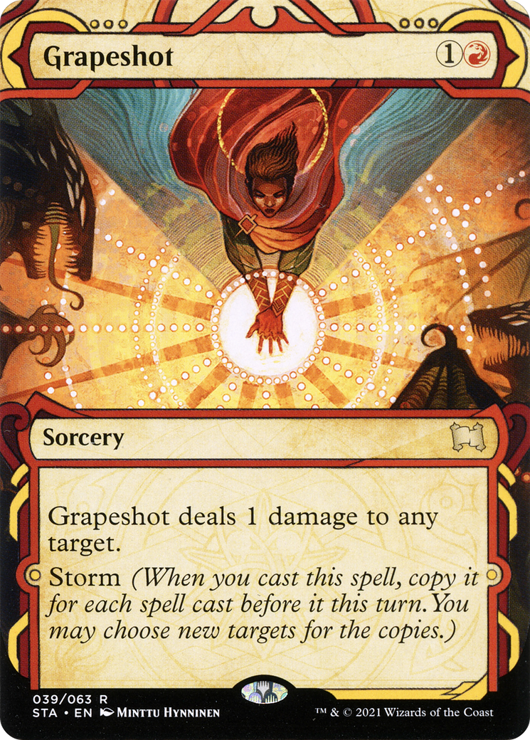 Grapeshot (STA-039) (Showcase) (Borderless) (Foil)