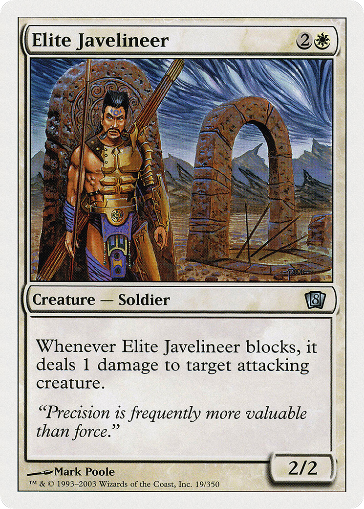 Elite Javelineer (8ED-019★) (Foil)