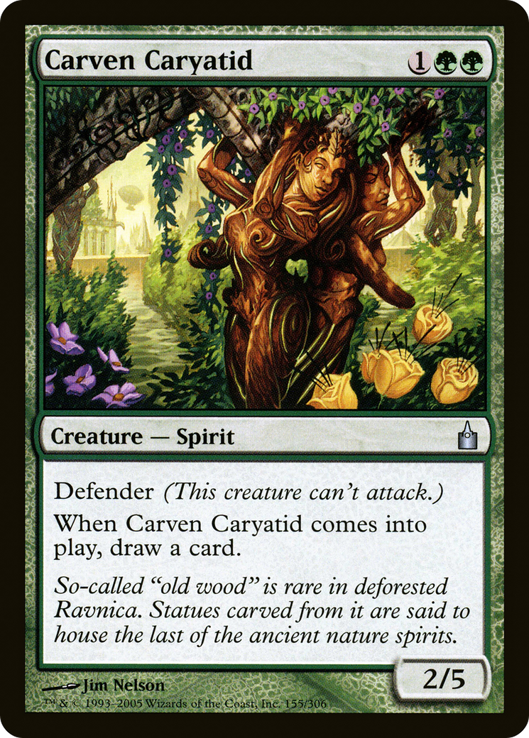 Carven Caryatid (RAV-155) (Foil)