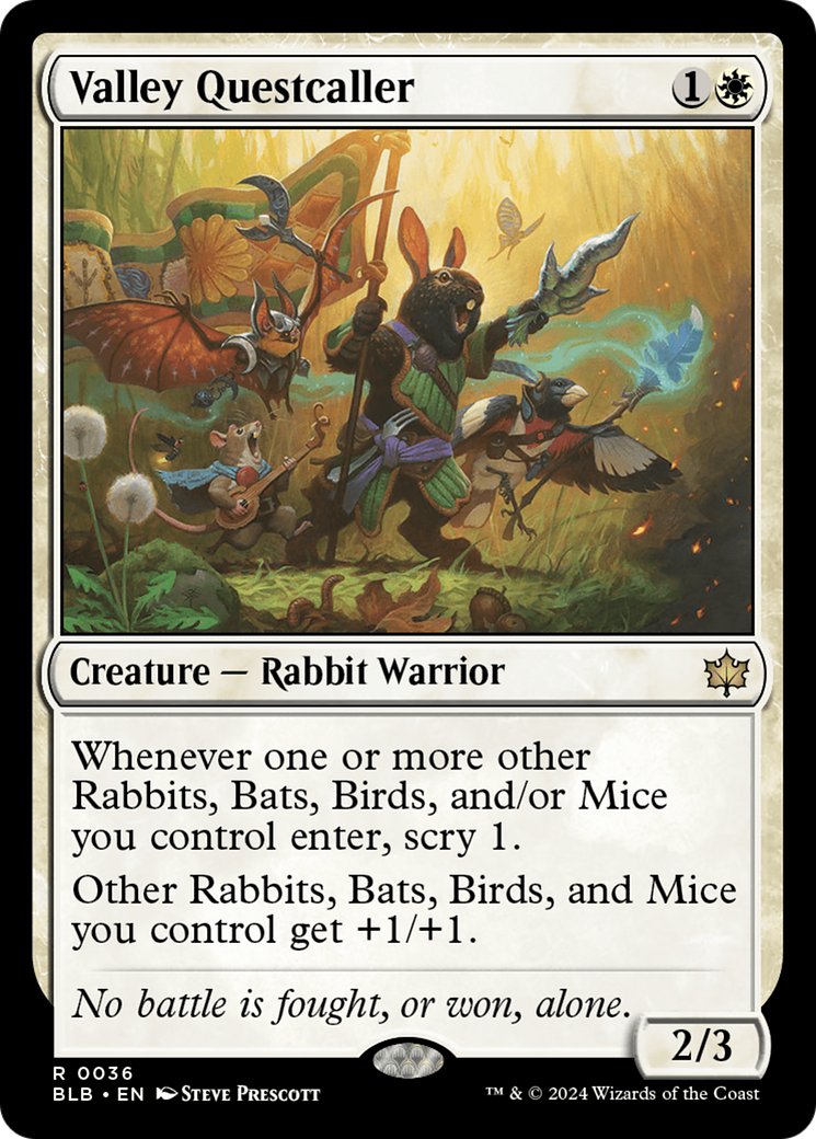 Valley Questcaller (BLB-036) (Foil)