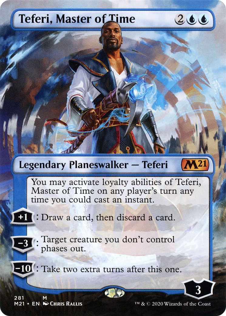 Teferi, Master of Time (M21-281) (Borderless) (Foil)