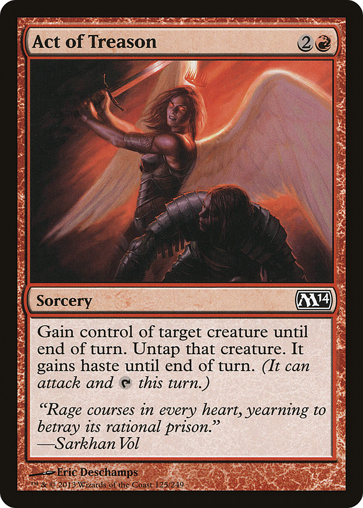 Act of Treason (M14-125) (Foil)
