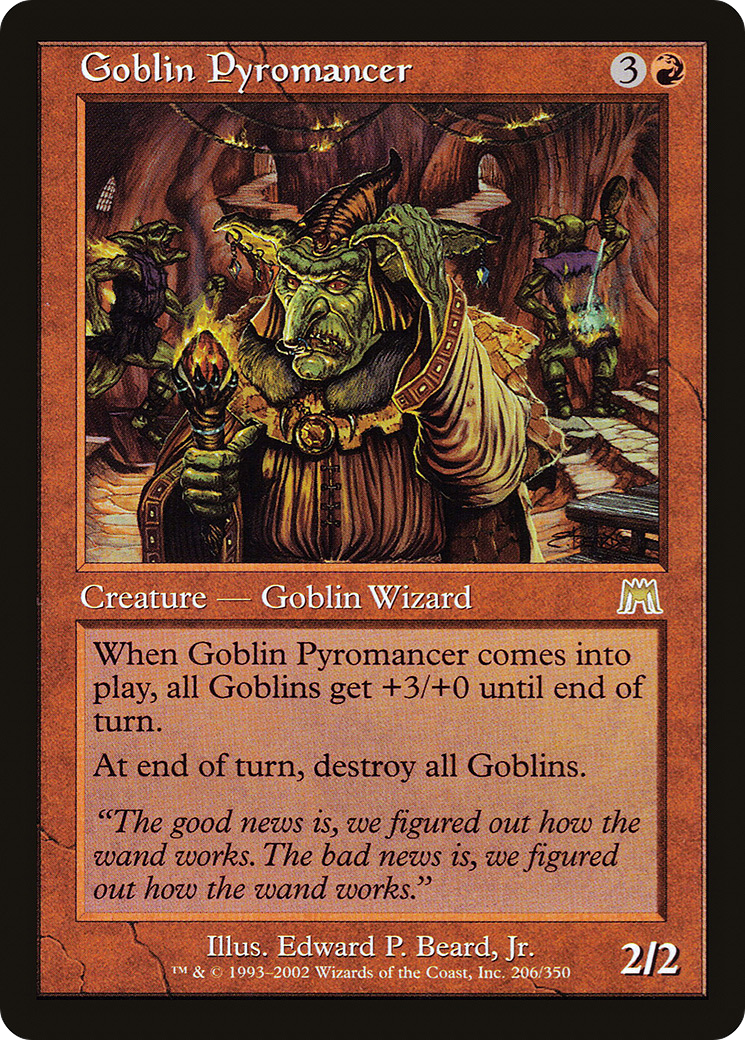 Goblin Pyromancer (ONS-206) (Foil)