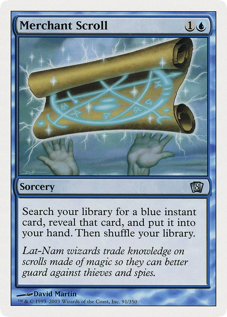 Merchant Scroll (8ED-091) (Foil)