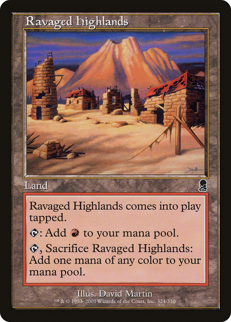 Ravaged Highlands (ODY-324) (Foil)
